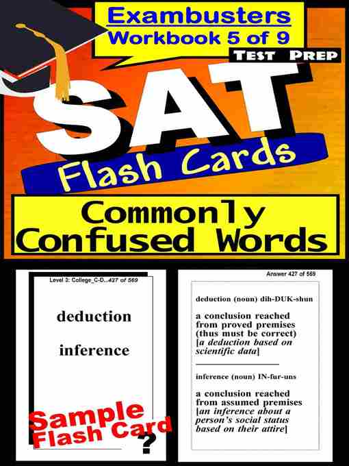 Title details for SAT Test Words Commonly Confused—SAT Vocabulary Flashcards—SAT Prep Exam Workbook 5 of 9 by SAT Exambusters - Available